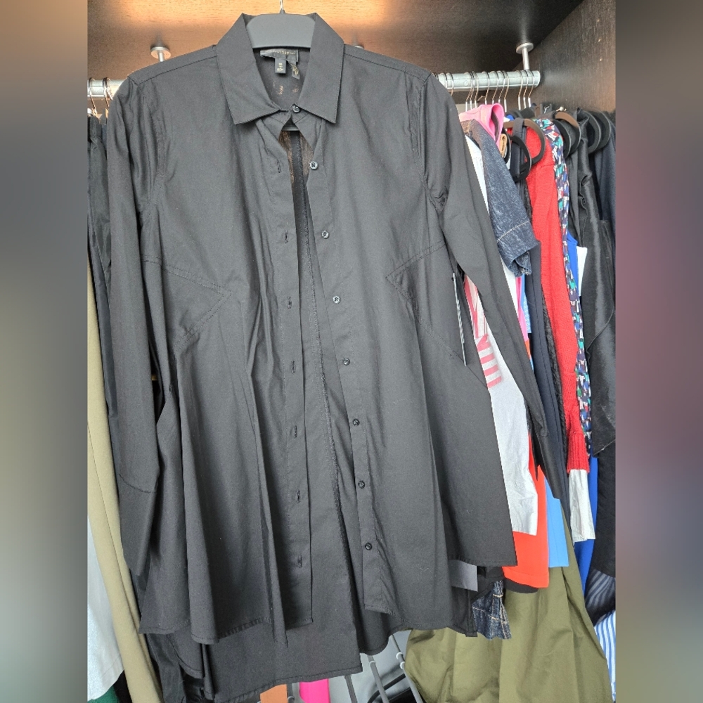 Donna Karan Black Blouse